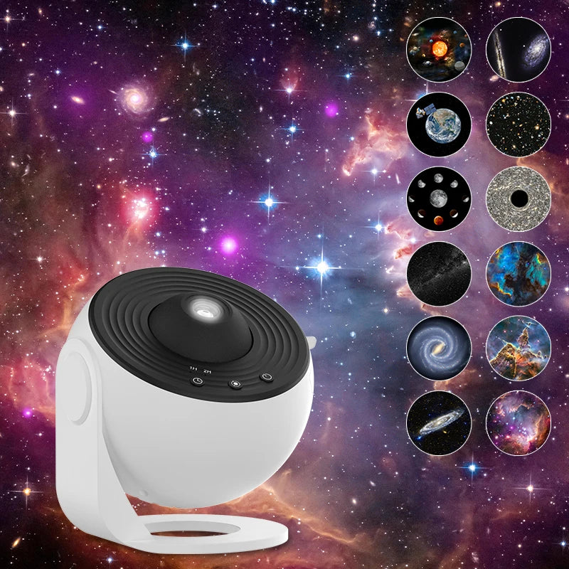 Galaxy Star Projector Night Light – 360° Rotating Planetarium Lamp for Kids & Bedroom Decor