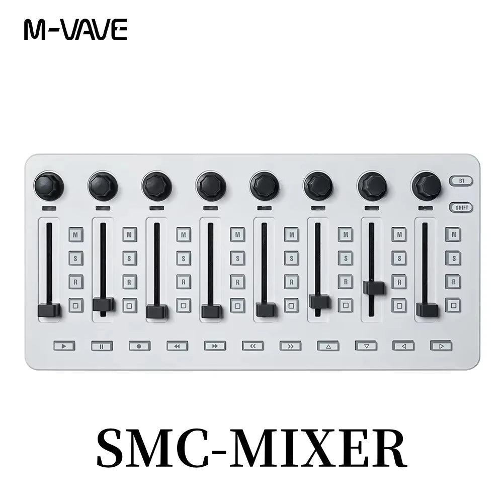 M-VAVE SMC-PAD Wireless MIDI Controller Suitable Percussion Keyboard USB-C Interface Portable Design Small MIDI Pad