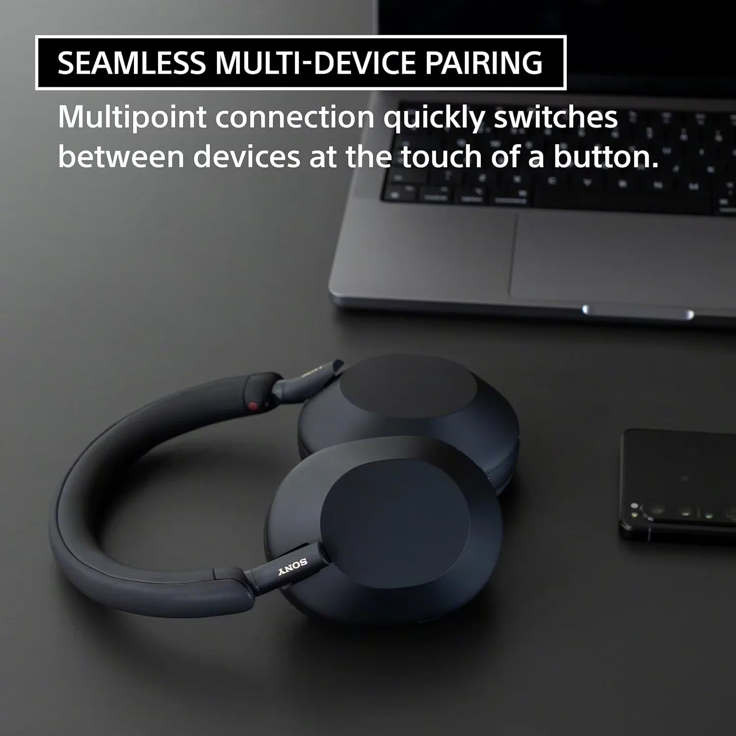 Sony WH-1000XM5 Wireless Noise Canceling Headphones – 30H Battery, V1 Chip, 4 Mics