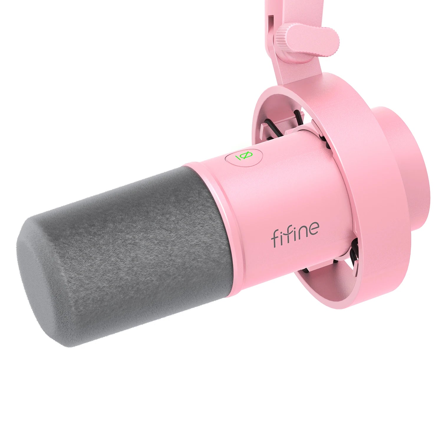 FIFINE K688W Dynamic Microphone – USB/XLR Combo, Gain Knob, Touch-Mute, Headphone Jack