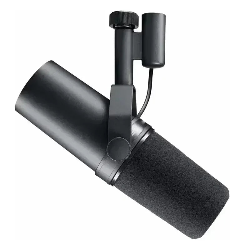 Shure SM7B Dynamic Microphone Podcast Studio Set – Cardioid, Black Metal, for Live/Stage Recording